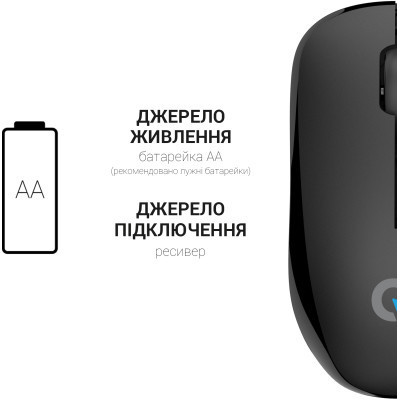 Мишка OfficePro M183 Wireless Black (M183) Вінниця - фото 5