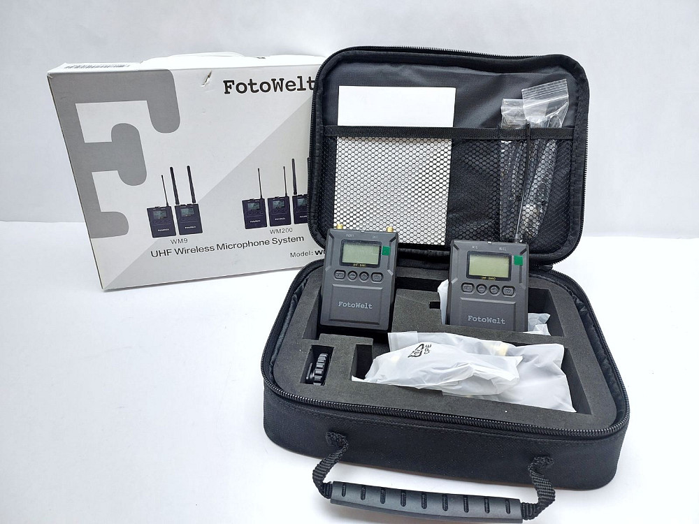 Петлична мікрофонна система FotoWelt WM-9 Луцк - изображение 1