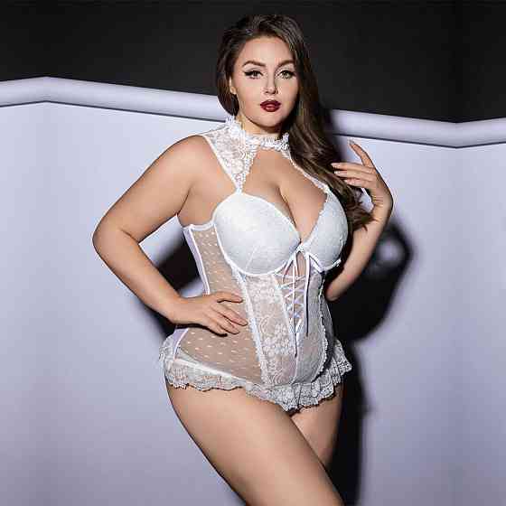 Корсет JSY P61132 White Plus Size Sex Aura Киев