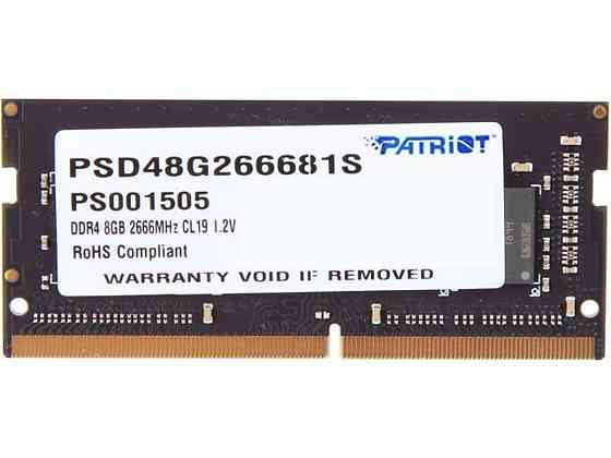 DDR4 Patriot SL 8GB 2666MHz CL19 SODIMM (92626) Киев