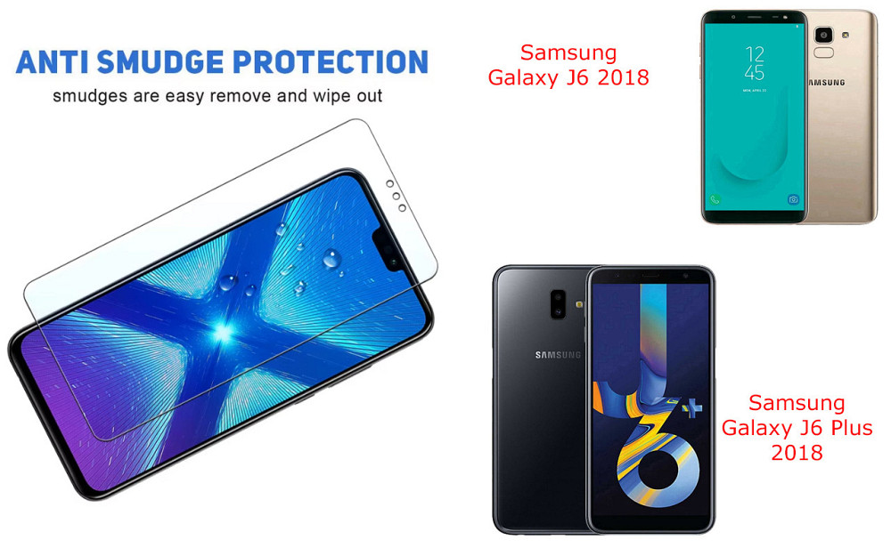 Захисне скло NeoGlass для Samsung Galaxy J6 2018, Galaxy J6 Plus 2018 – надпрозоре та стійке Київ - фото 3