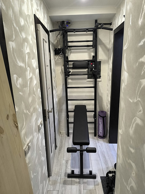 Профілактор дошка для спини хребта тренажер шведська стінка оздоровча ЛФК турнік бруси лава Кам'янське - фото 4