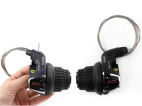 Перемикач швидкостей Shimano на велосипед (грипшифти) XMN-055 Чорний Бровари