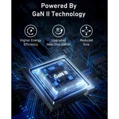 Зарядний пристрій Anker PowerPort 736 Nano II - 100W 2xUSB-C PD 1xPIQ GaN Black (A2145G11) Вінниця