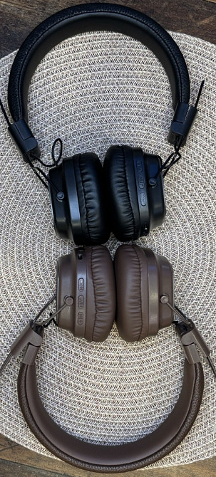 Розпродаж!! Наушники marshal чорні та коричневі. Харків - фото 1