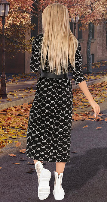 Двойное вязаное платье (42-44) Киев - изображение 5