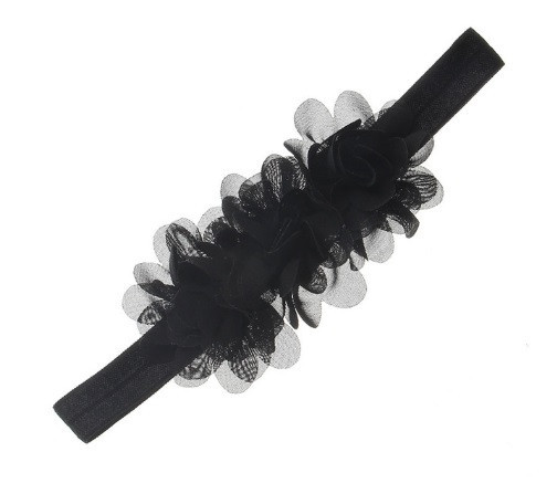 Дитяча пов'язка на голову 38-54 см чорний Київ - фото 2