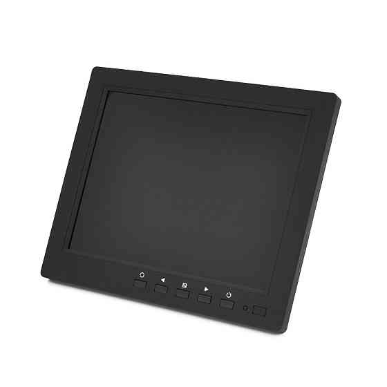 Монітор для відеоспостереження TFT 8" 1024 * 768 (HDMI + VGA + BNC + AV), кут огляду 360 °, IPS, DC: 12V / 1A, BOX Київ