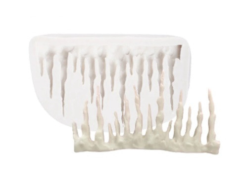 Молд новогодний Сосульки 100 на 60 мм серый Киев - изображение 5