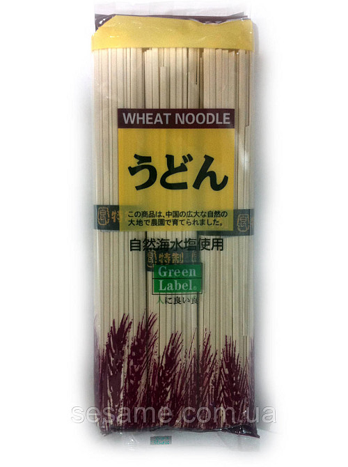 Лапша пшеничная Green Label Удон 300г Харьков - изображение 2