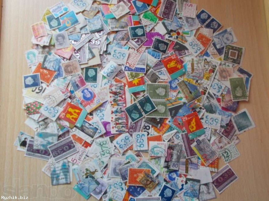 Підбірка марок (НІДЕРЛАНДИ) 500шт. Полтава - фото 1