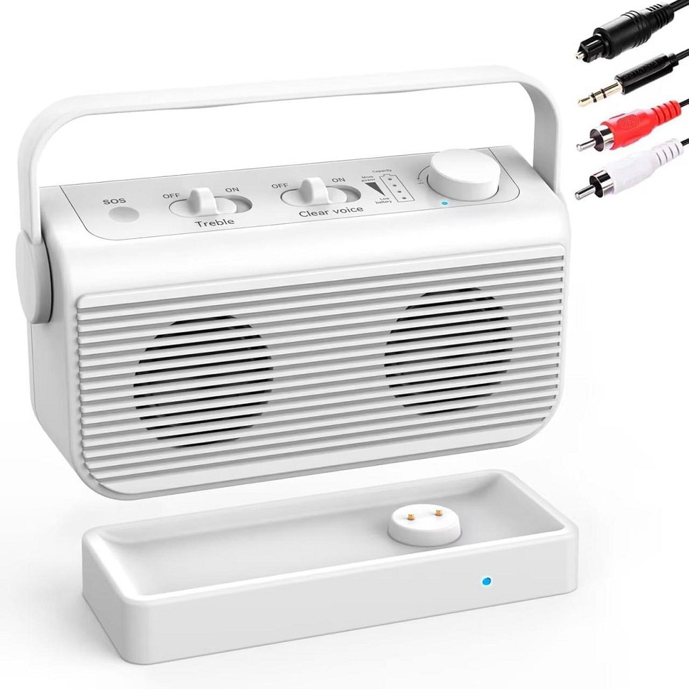 Усилитель голоса ANSTEN ZXTB007 Черный портативный для TV 30 м без задержки SOS 2.4 GHz AUX/RCA 10 ч Киев - изображение 1