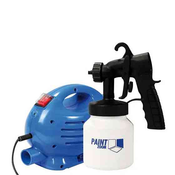 Фарборозпилювач 800мл Paint Zoom / Пістолет-розпилювач для фарби / Професійний фарборозпилювач Київ