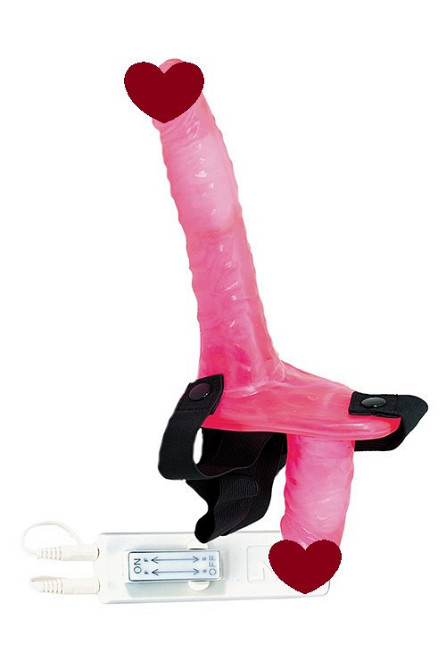 Двойной страпон женский с поясом JOYRIDE DUO, PINK Sex Aura Киев - изображение 1