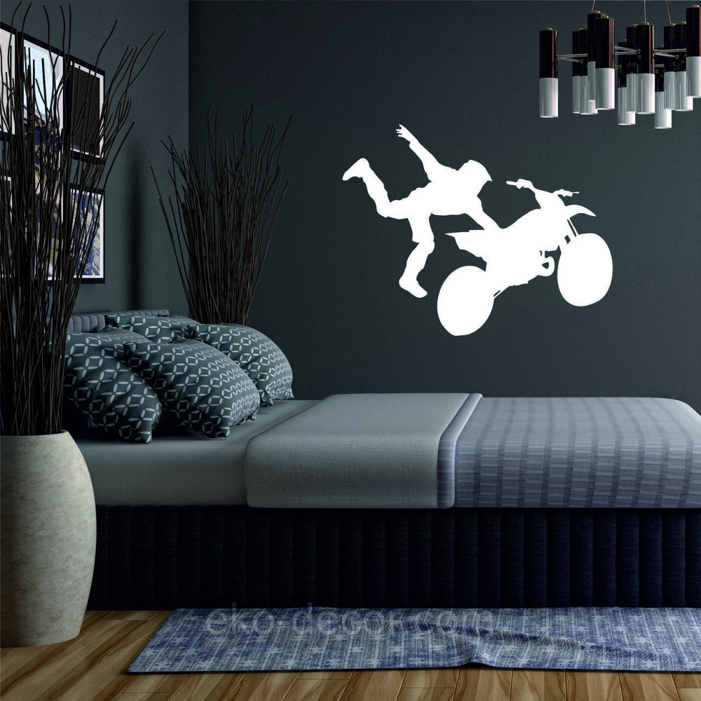 Декоративное настенное Панно «Мотофристайл», Декор на стену 90*70 см, Белый Киев - изображение 3