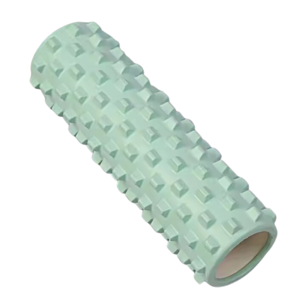 Ролик массажный для йоги и фитнеса,валик гимнастический, зеленый 45 х 14,5 см 2063_Greenery Каменец-Подольский - изображение 2