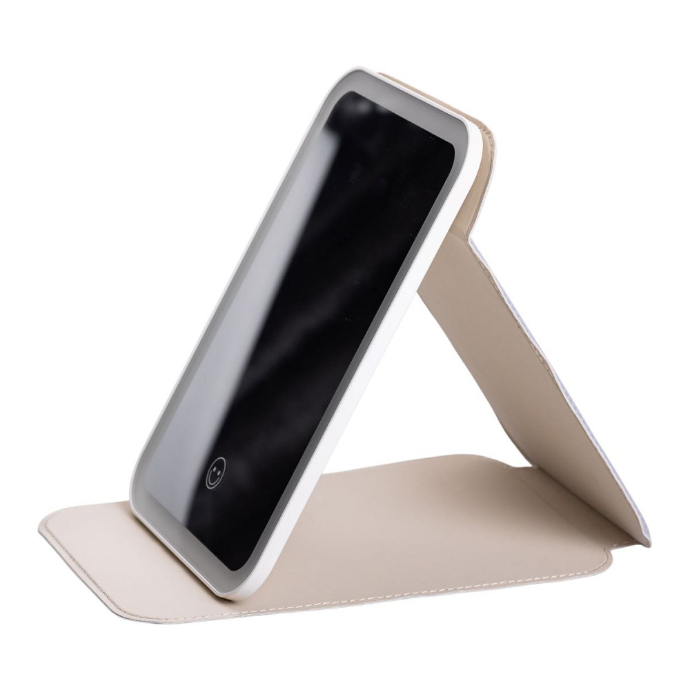 Yiwu Дзеркало з лед підсвічуванням настільне складне 19.5х13.5 см косметичне для макіяжу HP-10- Коломыя - изображение 4