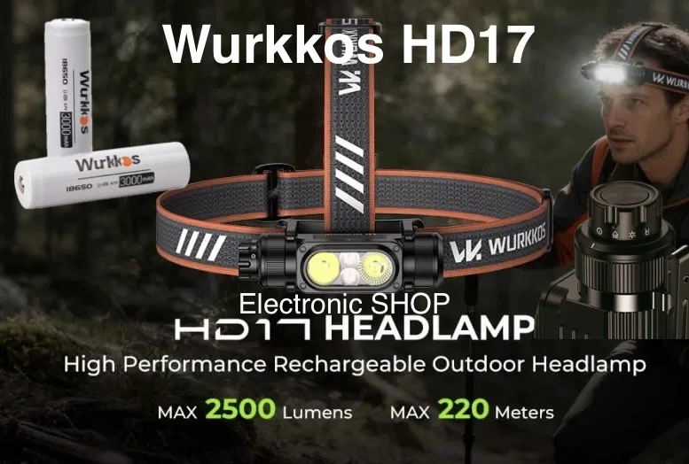 Налобний ліхтар Wurkkos HD17 SST40 2500 лм 220 м Magnet EDC USB-C АКБ 3000 mAh (червоне світло) Вінниця - фото 9