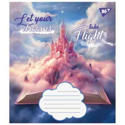 Зошит Yes Let your dreams 12 аркушів лінія (766947) Вінниця