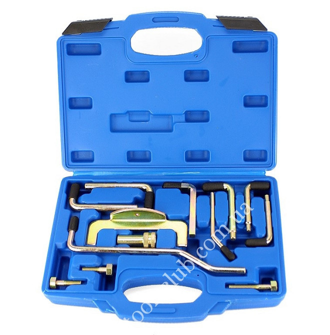 Набір інструменту для фіксації валів двигуна Audi, Citroen, Peugeot, VW, Volvo 13пр. в кейсі Одеса - фото 1