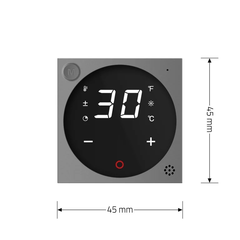 Розумний Wi-Fi терморегулятор (термостат) сенсорний програмований для електричної теплої підлоги LIVOLO, сірий, модуль без рамки (VL-FCQ1Z2-2IPS23) Коломия - фото 8