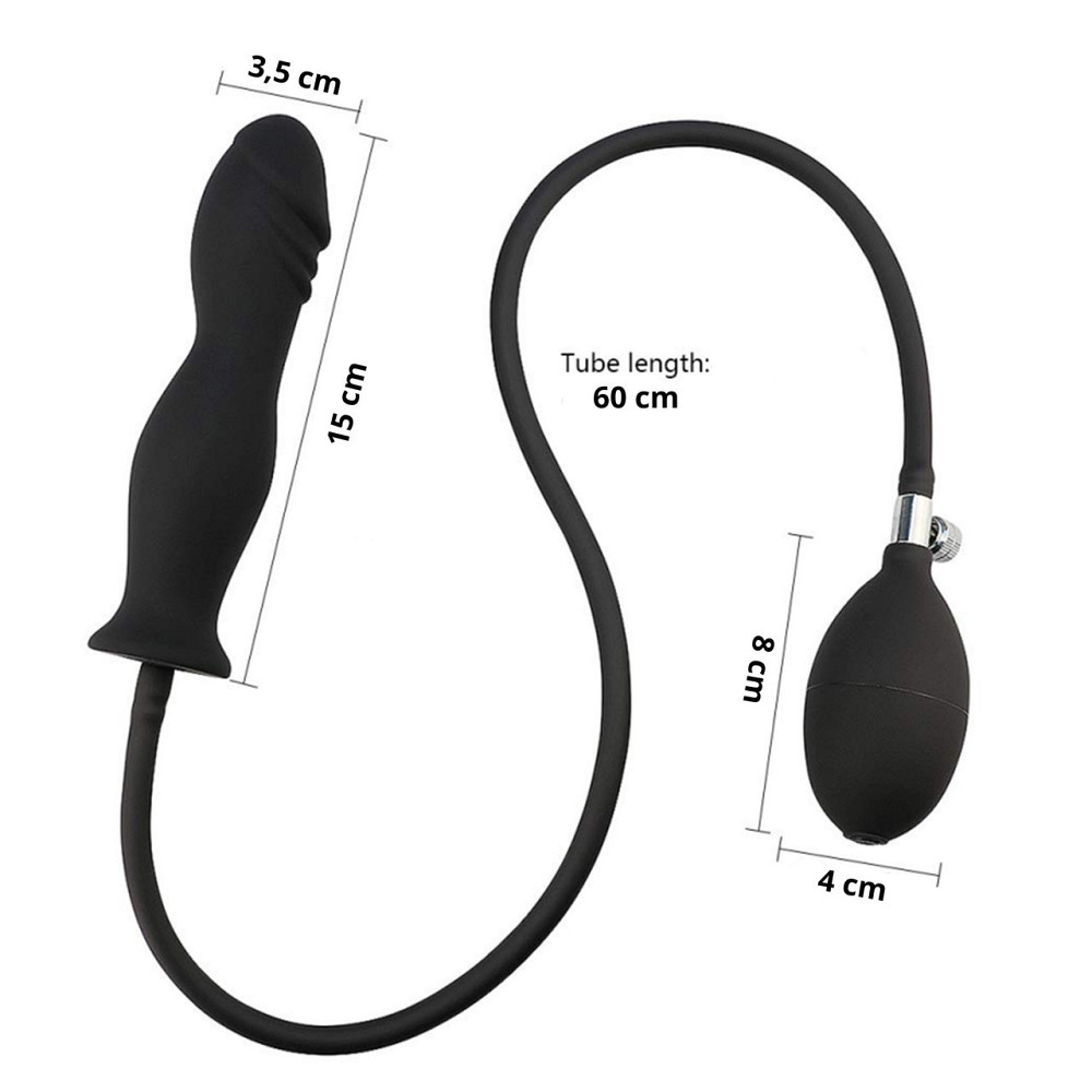 Надувная анальная пробка - Erospace Wild Play Inflatable Anal Plug C6 Sex Aura Киев - изображение 9
