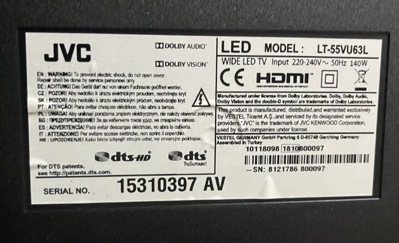 Телевізор JVC 55" 4K Харків - фото 1