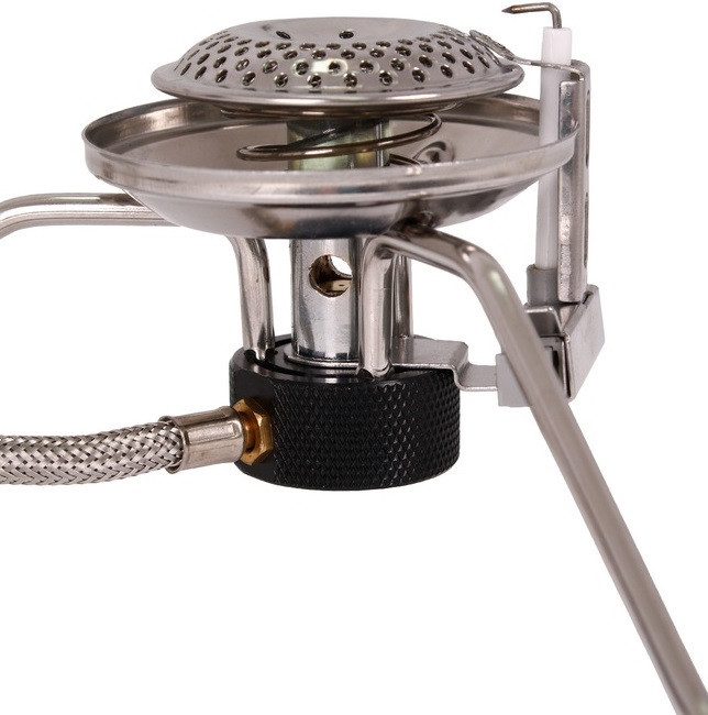 Туристичний Пальник - Плита розкладна газова з чохлом Mil-Tec від Sturm "Spider" (14911100) Сталь Нововолинськ - фото 4