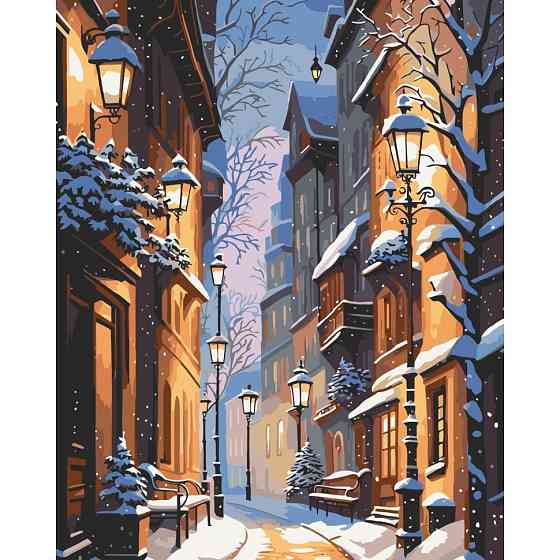 Картина за номерами "Зимове місто" 11050-AC 40х50 см Вінниця