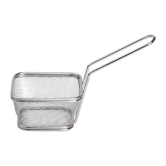 Zhongjing Корзина сервировочная для подачи фри и снеков 10.5х9х5.5 см нержавеющая сталь HP-19-3 Коломыя