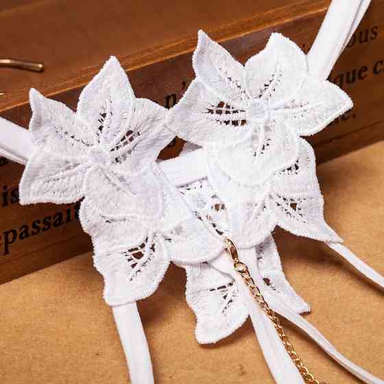 Труси з намистинкою жіночі сексуальні 42 білий Київ