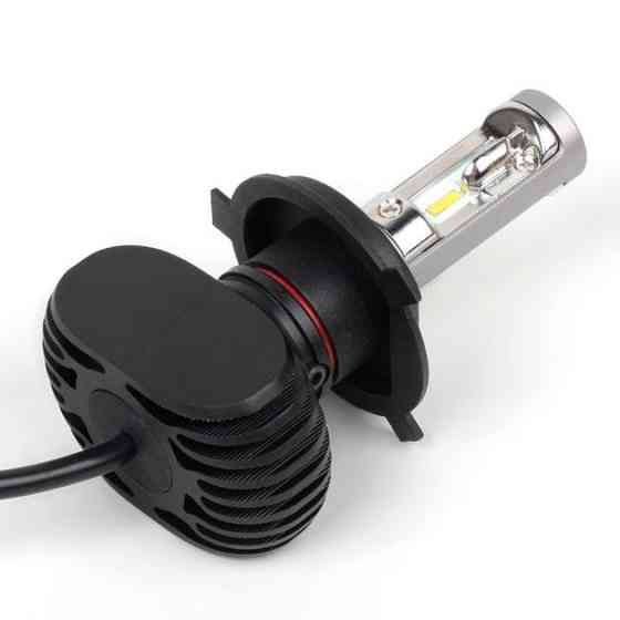 Комплект світлодіодних ламп HeadLight S1 H4 6500K 4000lm з радіатором 12-24V Харків