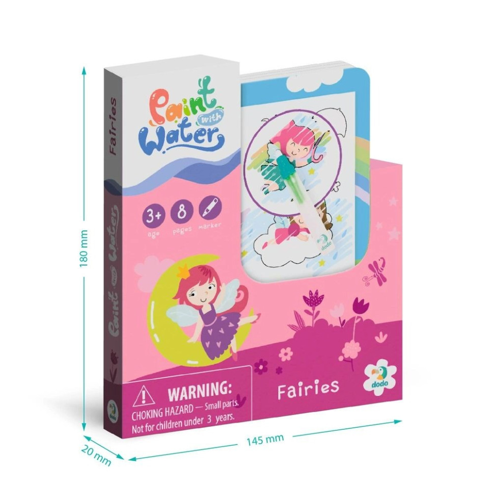 Набір водних розмальовок "Феї" 300312 з маркером для води Вінниця - фото 6