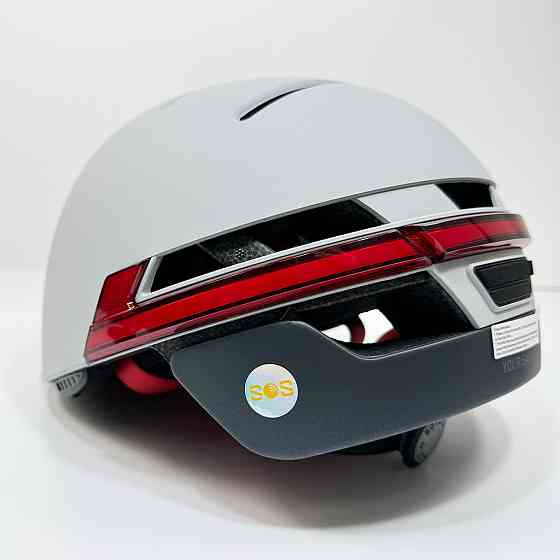 Захисний шолом Livall BH51M NSO (L) Sandstone Grey (57-61см), акустика JBL, мікрофон, сигнали поворотів та стопів, додаток, пульт Київ