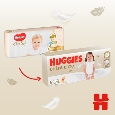 Подгузники Huggies Extra Care 5 (11-25 кг) 50 шт (5029053578132) Винница - изображение 10