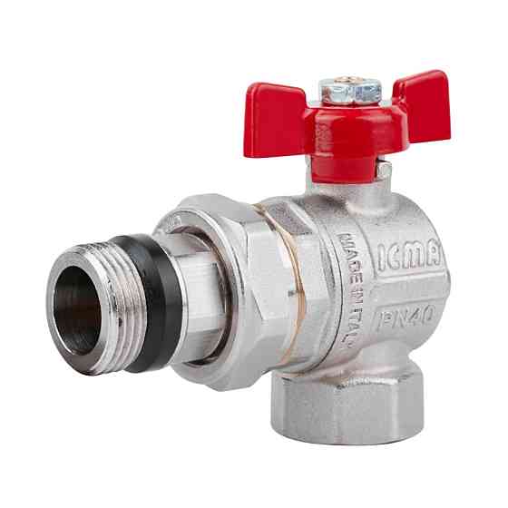 Кран кульовий Icma FAR. ROSSA 3/4" кутовий No362 Київ
