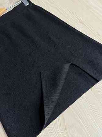 Спідниця жіноча My Fashion 6808-48 в’язана коротка з розрізом, чорний, one size Київ