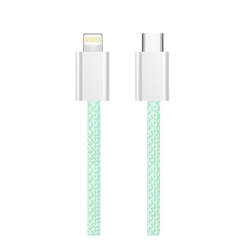 Кабель USB PD Type-C/Lightning ColorWay CW-CBPDCL061-G 27W 1м зелений Житомир