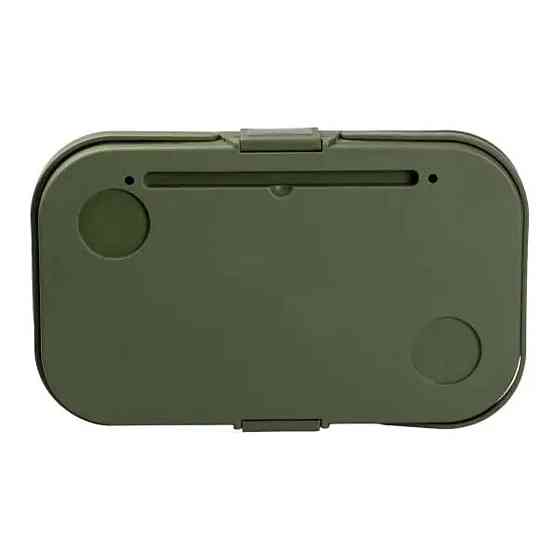 Складний кошик для пікніка з кришкою-столиком 44.8х26х14 см Зелений SJ-0120GR Київ