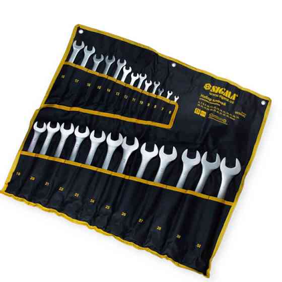 Набір ключів ріжково-накидних 6-32 мм 25 шт. Мукачево