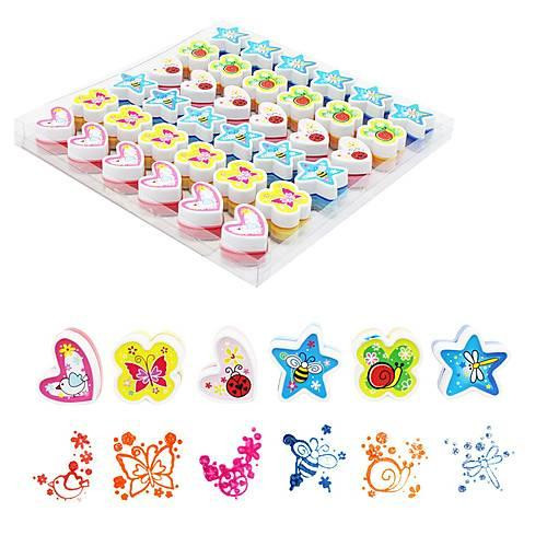 Штампи дитячі "Фігури",6 видів, в дісплеї/36/, ЦІНА ЗА шт Київ - фото 1