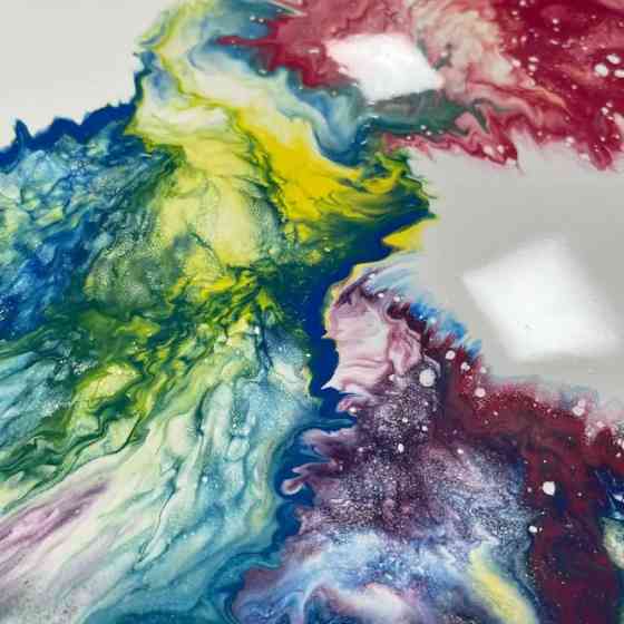 Епоксидна смола MG Fluid Art 1 кг чорний Киев