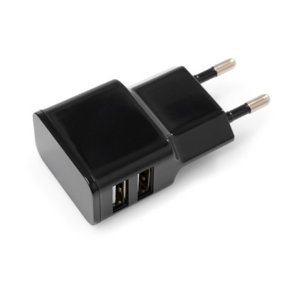 Зарядний пристрій Vinga 2 Port USB Wall Charger 2.1A (VCPWCH2USB2ABK) Вінниця - фото 2