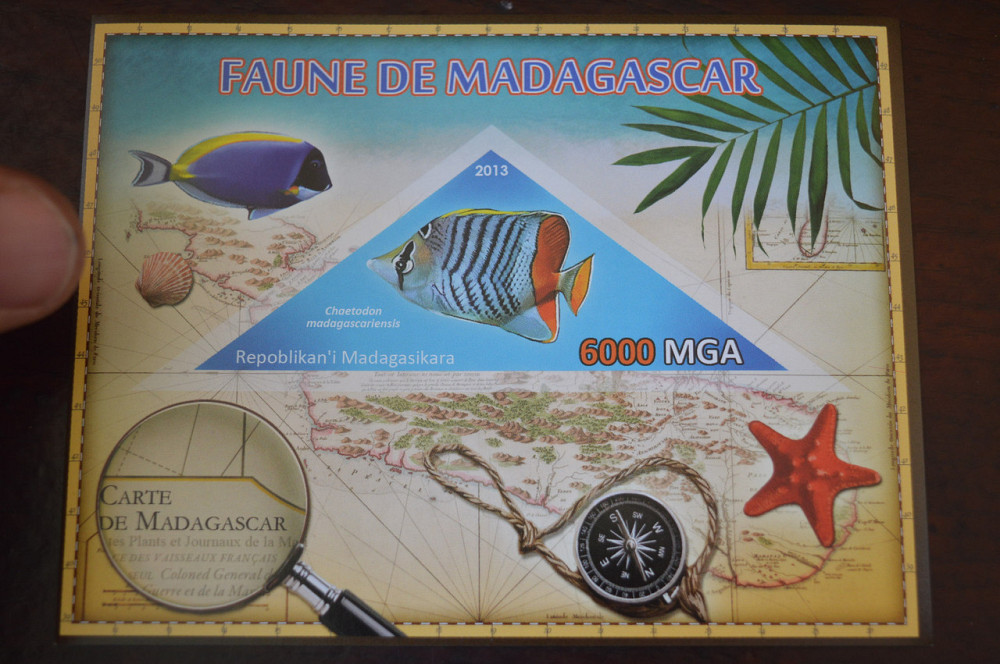 Мадагаскар. Фауна. Личности. Блок. 2014 р. (А-34) Полтава - фото 1