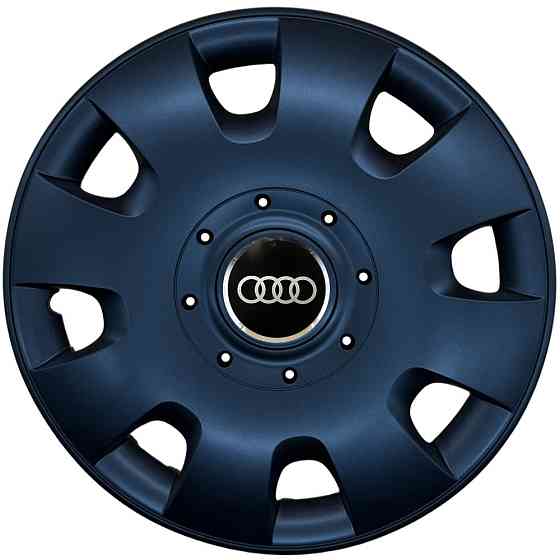 Автомобильные модельные колпаки R15 SJS Audi 304 4шт, черные Винница