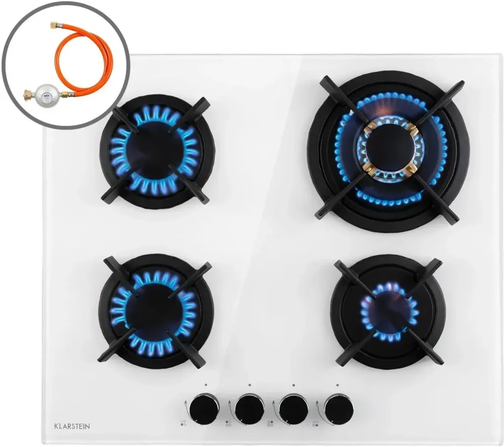 Варочная поверхность Klarstein CP11GOLDFLAME4W Киев - изображение 1