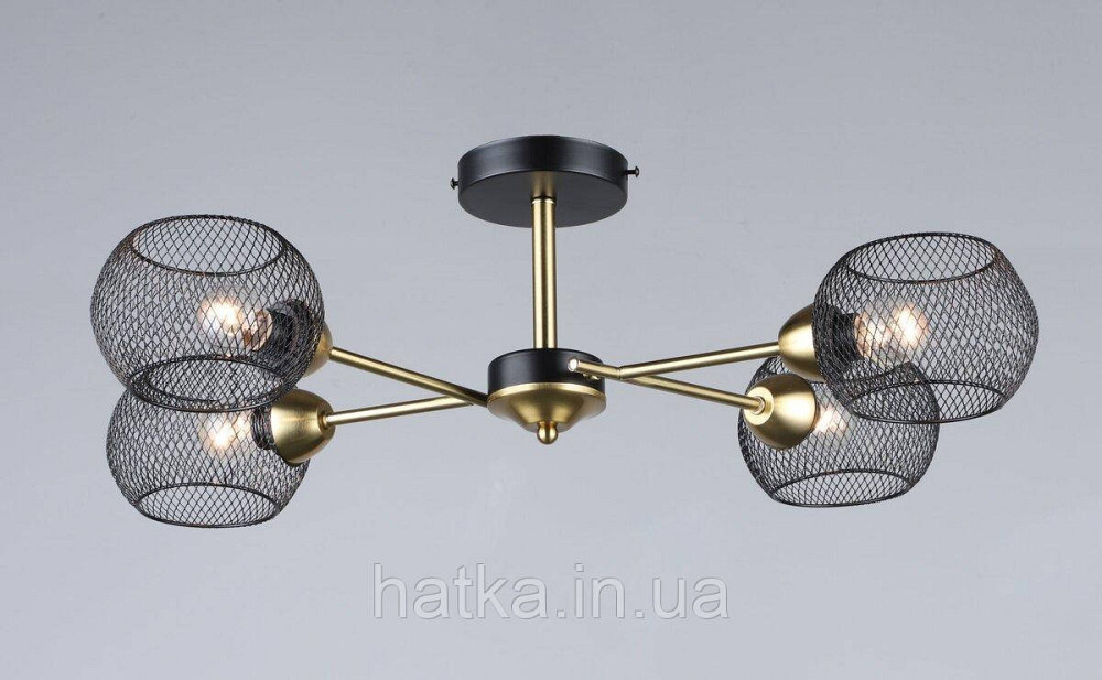 Люстра в стиле лофт B N6565/4 BK+COP Киев - изображение 1
