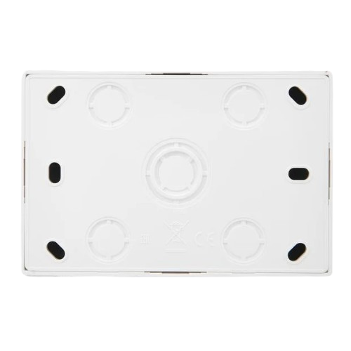 LETO білий Розетка зовнішня 2-а без заземлення Лезард Житомир