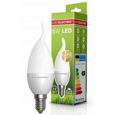 Лампочка EUROELECTRIC LED CW 6W E14 4000K 220V (LED-CW-06144(EE)) Вінниця - фото 2
