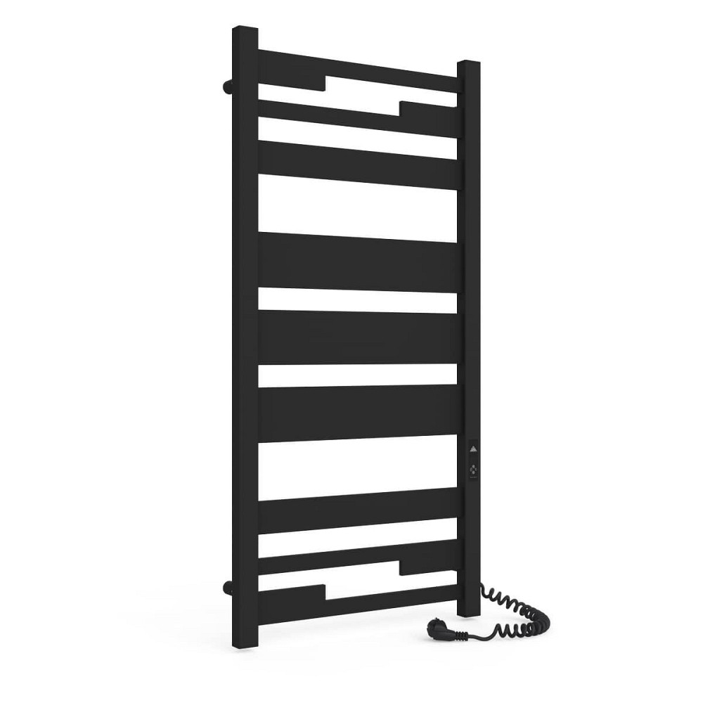 Електрична рушникосушка Laris Зебра Афіна ЧКФ 9 500Х1100 Е чорна П/П Київ - фото 1